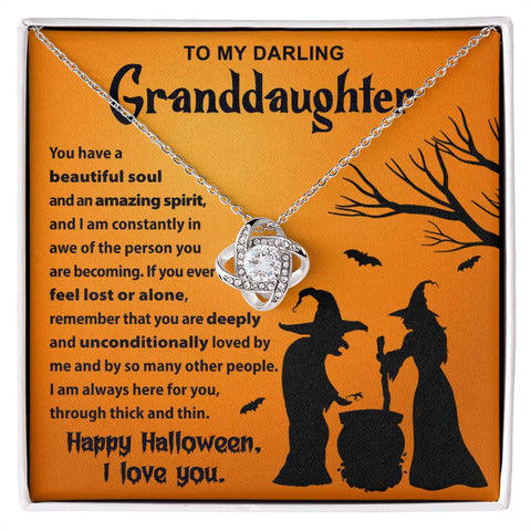 Granddaughter-Amazing Spirit Love Knot Necklace