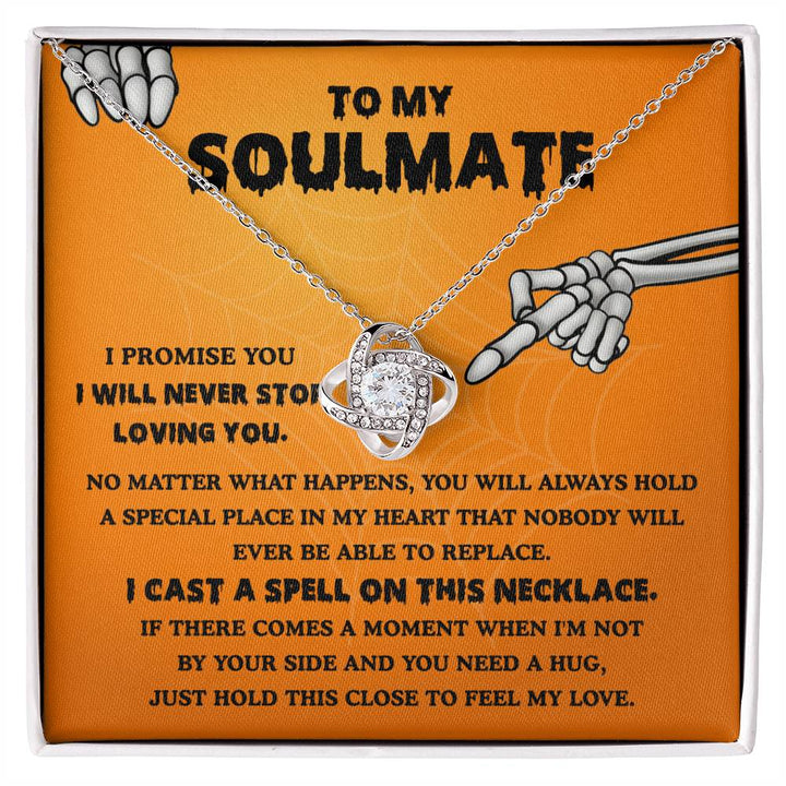 Soulmate-Never Stop Loving- Love Knot Necklace