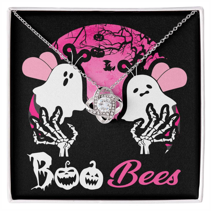 Boo Bees Love Knot Necklace