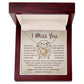 Miss You Every Second-Love Knot Necklace