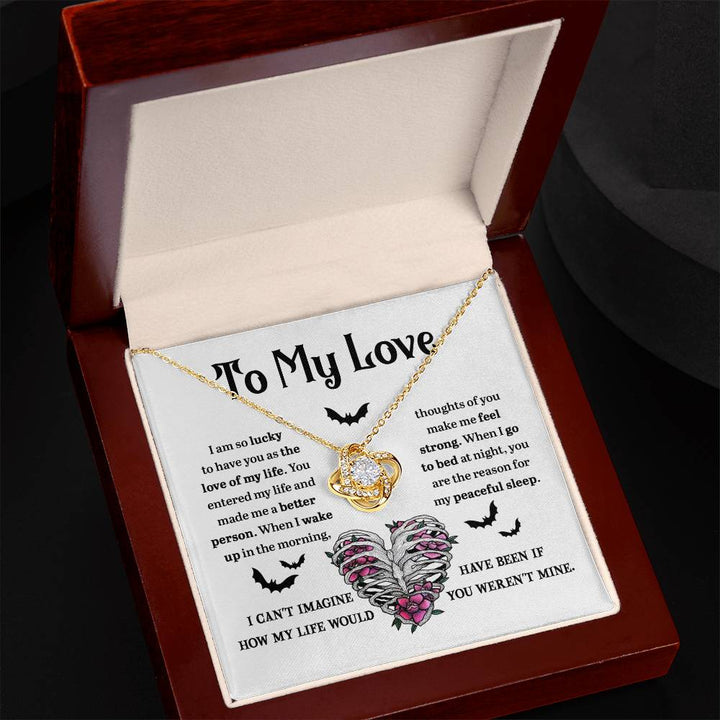 Soulmate-Better Person Love Knot Necklace