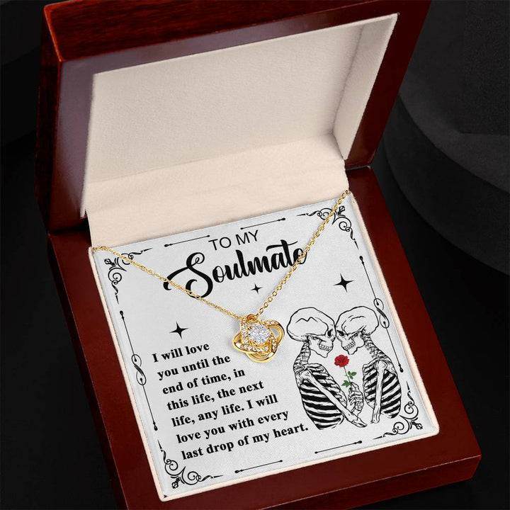 Soulmate-End Of Time Love Knot Necklace