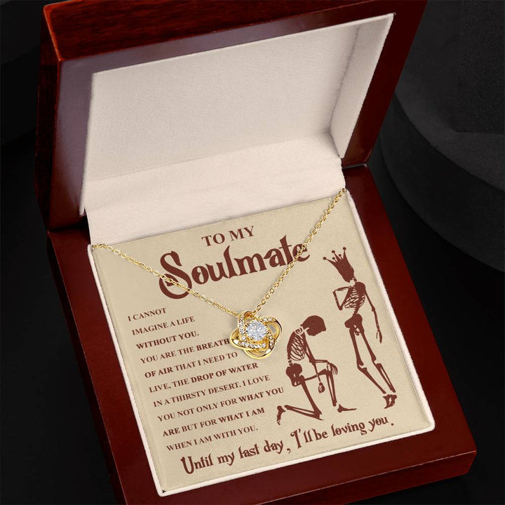 Soulmate-Breath Of Air Love Knot Necklace