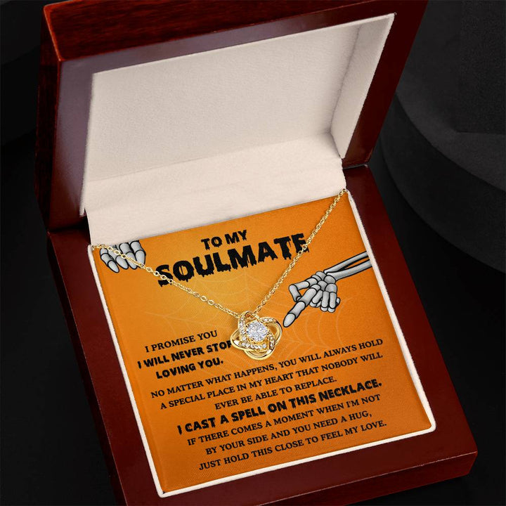 Soulmate-Never Stop Loving- Love Knot Necklace