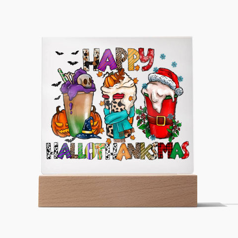 HappyHallothankmas-Acrylic Best Selling Acrylic Square