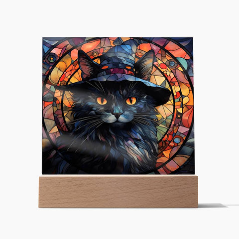 Halloween-Black Cat-Acrylic-Just In!