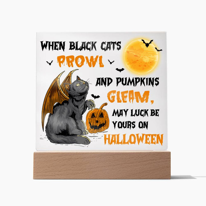 Halloween-Pumpkins Gleam-Acrylic Best Selling Acrylic Square