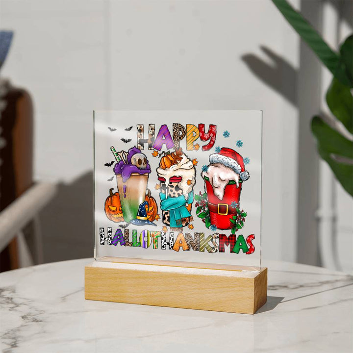 HappyHallothankmas-Acrylic Best Selling Acrylic Square