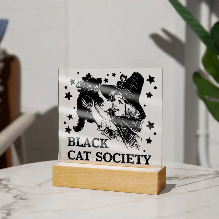 Black Cat Society-Acrylic Best Selling Acrylic Square