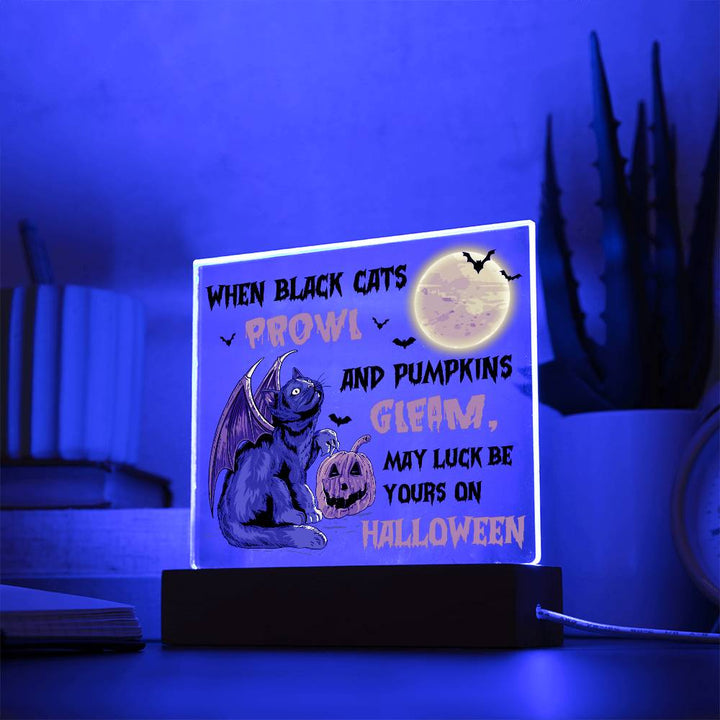 Halloween-Pumpkins Gleam-Acrylic Best Selling Acrylic Square
