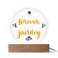 Circle Acrylic Plaque - A beautiful journey