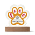 Paw Pet Memorial Plaque