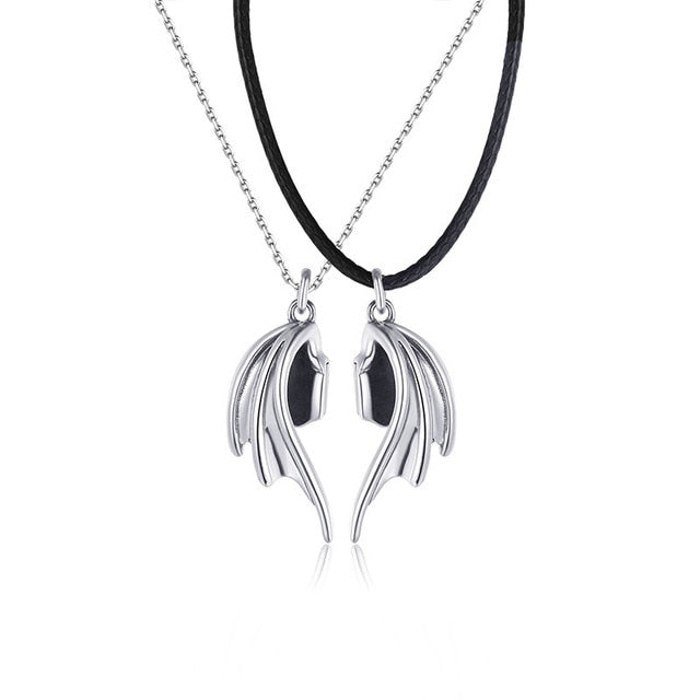 Angel & Devil Wings Necklace