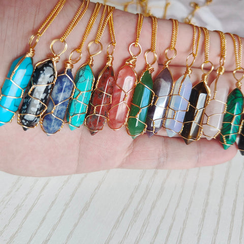 Stone Pendant Necklace