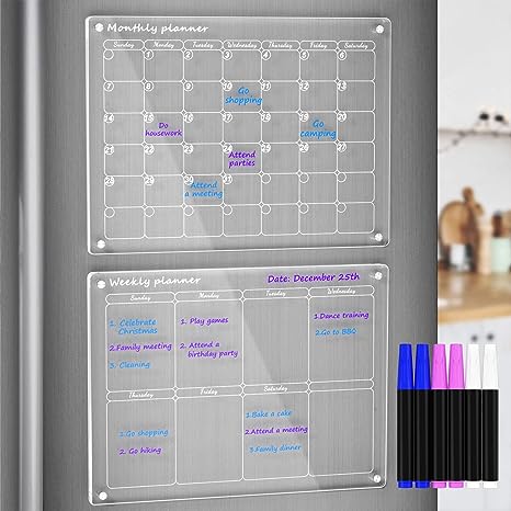 Magnetic Fridge Calendar