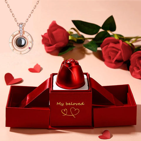 Love Projection Necklace With Gift Box