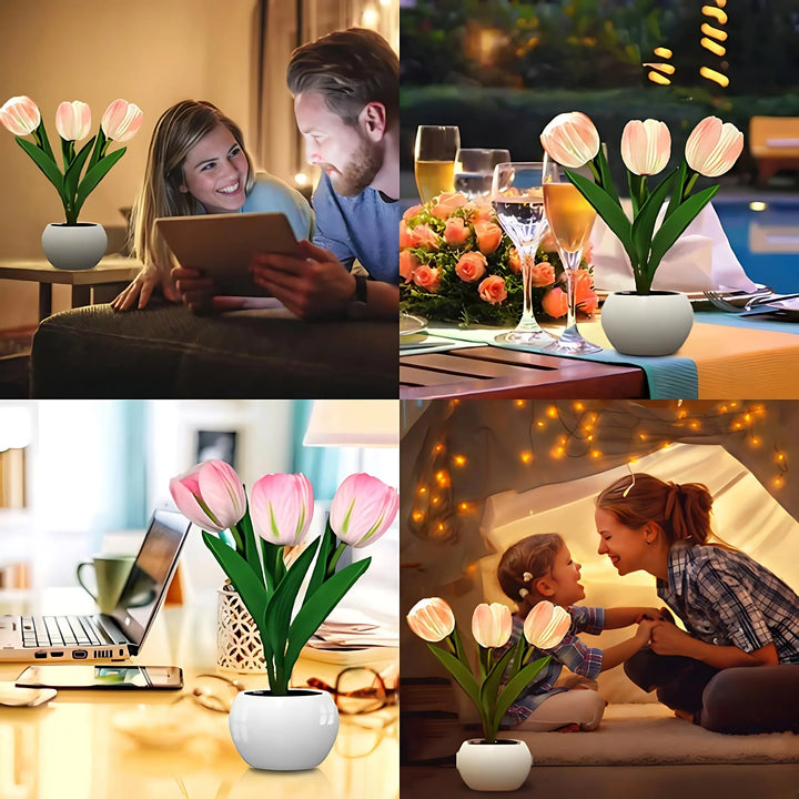 Blooming Radiance: LED Tulip-Table Lamp