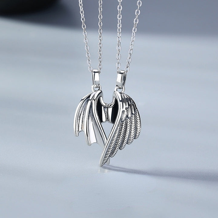Angel & Devil Wings Necklace